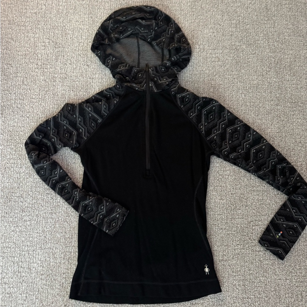Smartwool hooded zip base layer